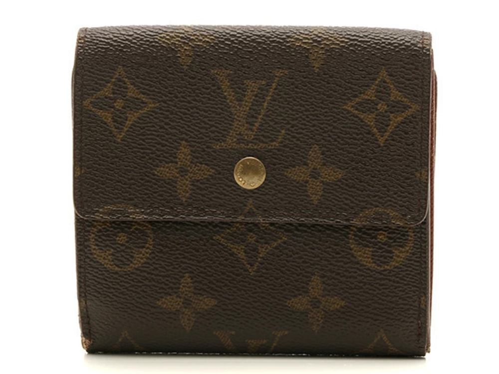 LOUIS VUITTON Portefeuille Elise Monogram Double Snap Wallet